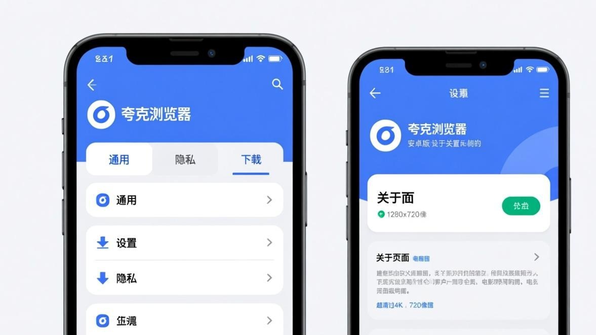 夸克浏览器安卓版设置界面