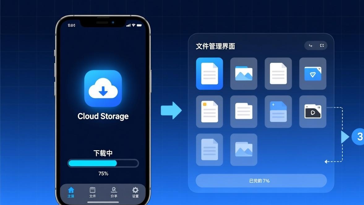 夸克网盘界面功能截图