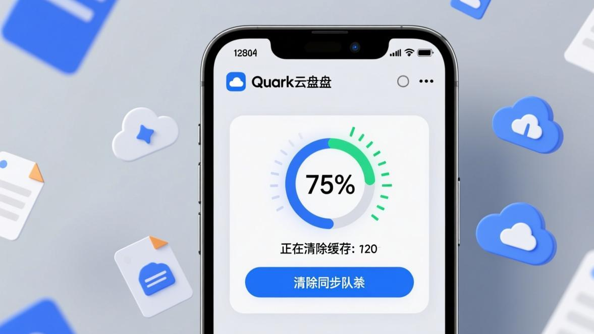 夸克网盘传输列表清空操作示意