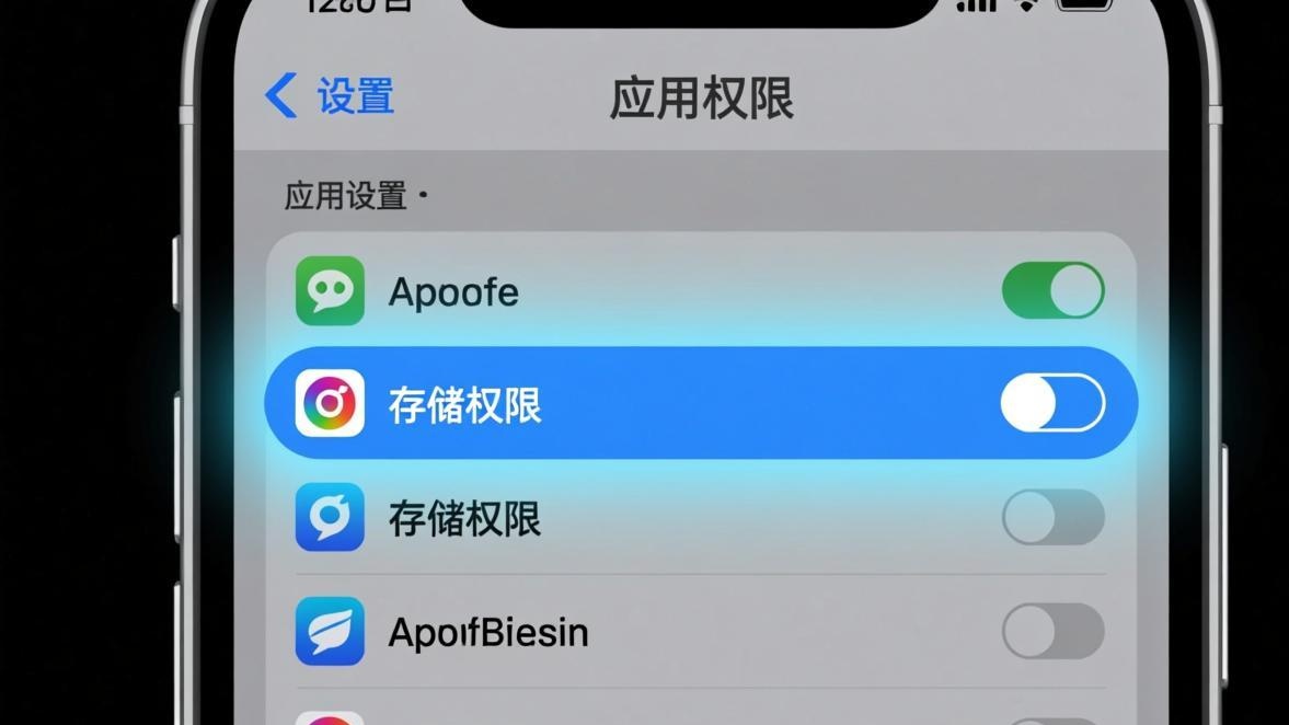 应用权限管理存储权限界面